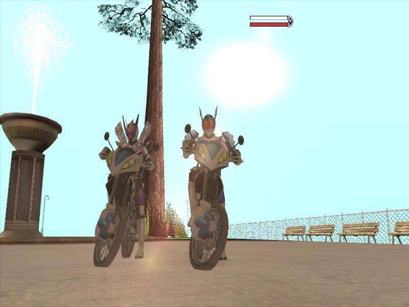 GTA San Andreas Kamen Rider Den-o Skin Pack Mod ...